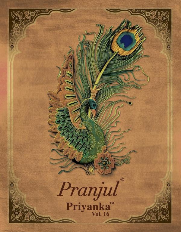 Pranjul Priyanka Vol-16 Cotton Designer Exclusive Dress Material